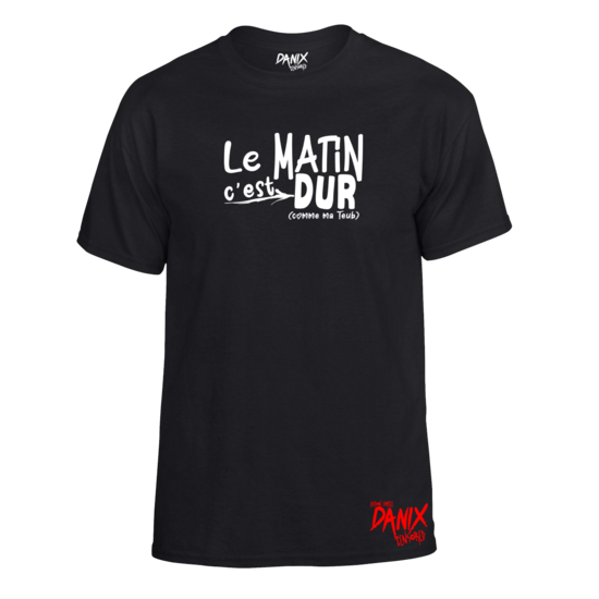 Tshirt Le Matin c'est Dur V4